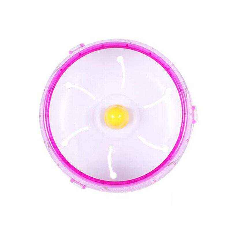 Durable and Engaging Hamster Wheel for Small Pets Pink - Image 2