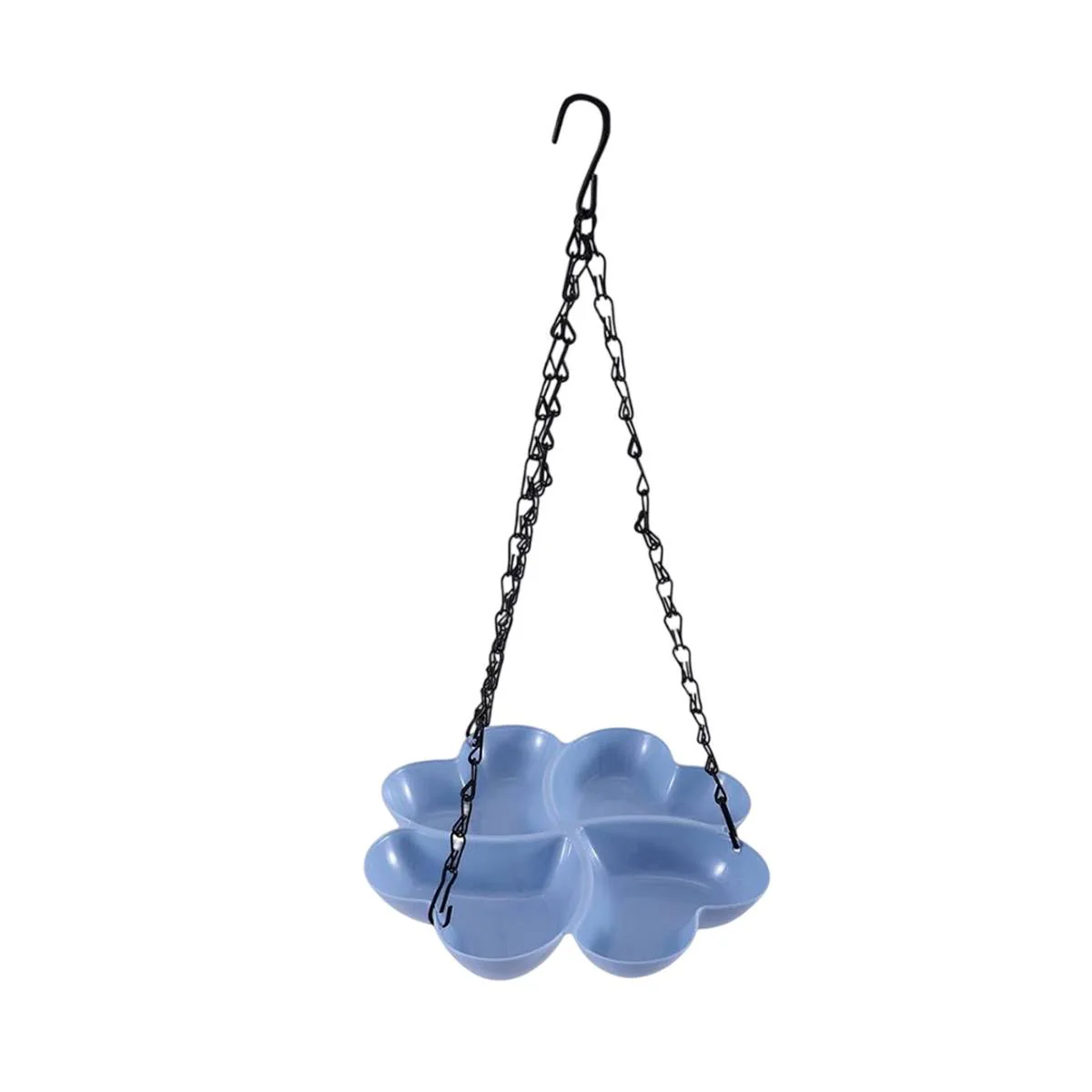 Hanging Bird Feeder Tray With Chain Hook Outdoor Bird Feeding Dish - Image 2