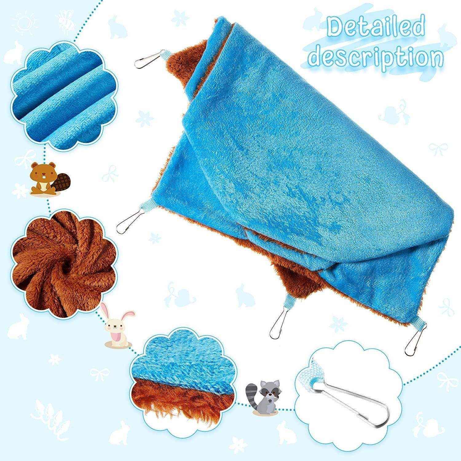 Comfortable Hanging Small Pet Bed Nest Ideal for Hamsters & Mice - Image 10