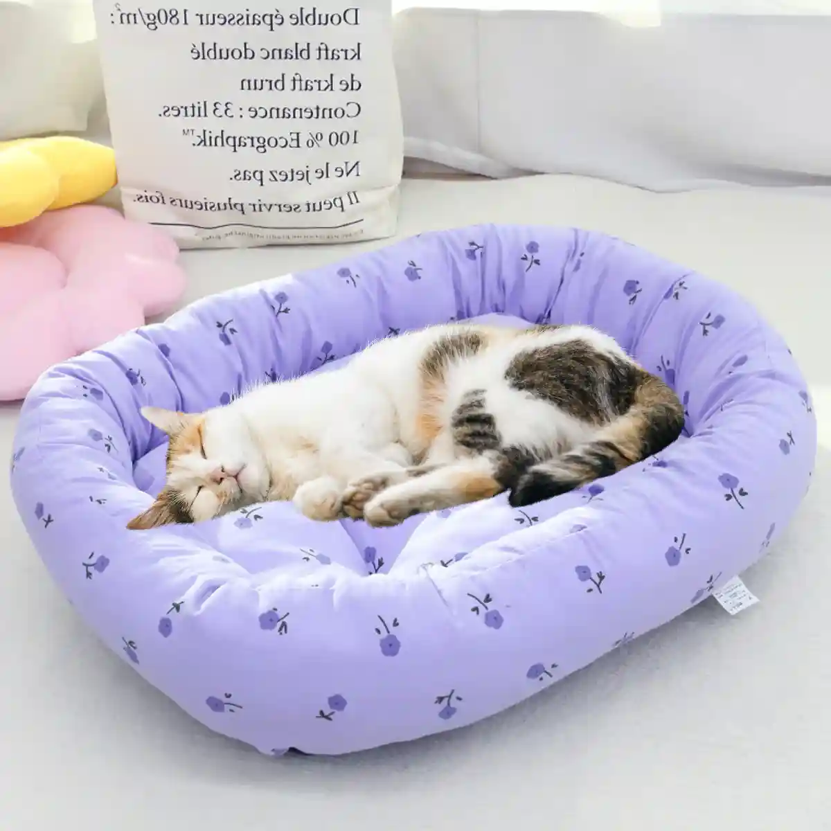 High-Appearance Pet Bed Soft Plush 23.62×19.68 in - Image 5