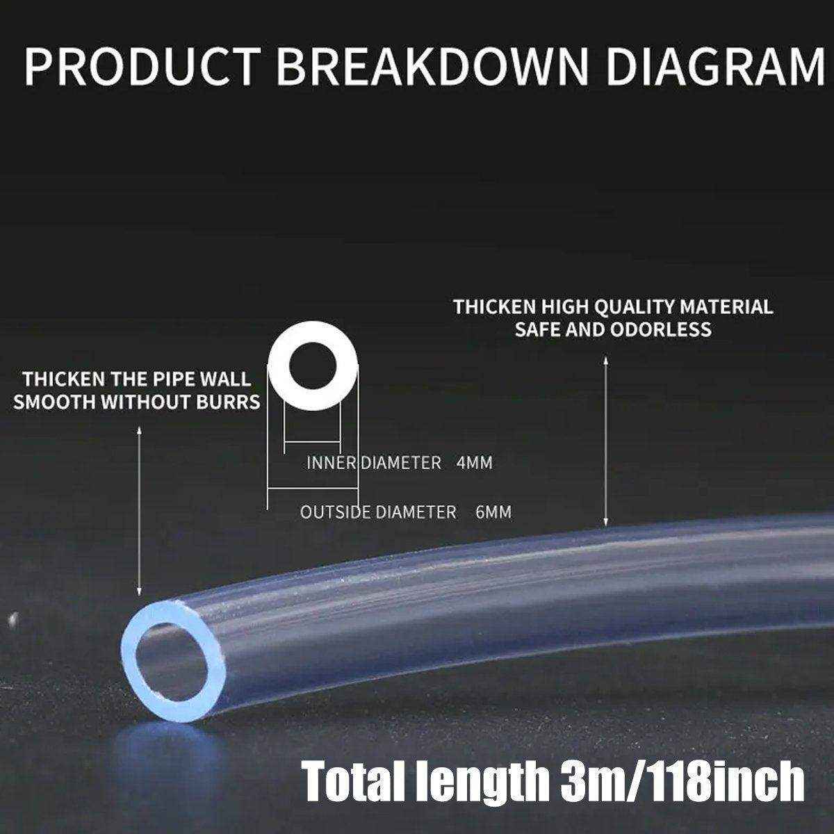 High-Strength CO2 Tubing Hose - Aquarium Carbon Dioxide Pipe - Image 4