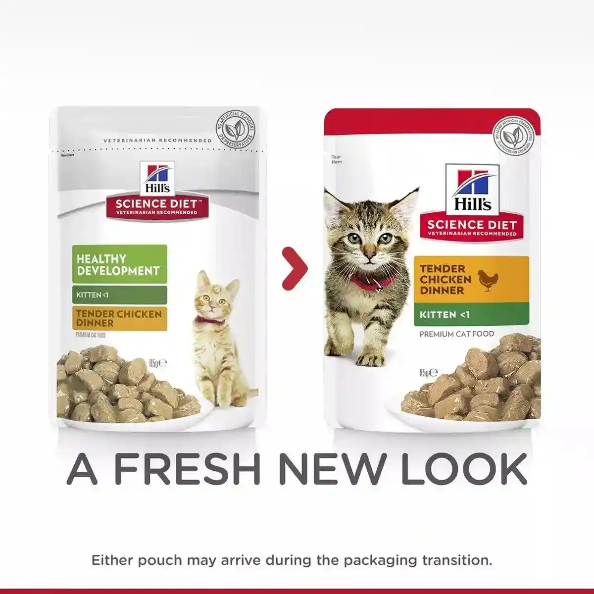 Hill's Science Diet Kitten Chicken Cat Food Pouches - Balanced Nutrition 85g*12 - Image 5