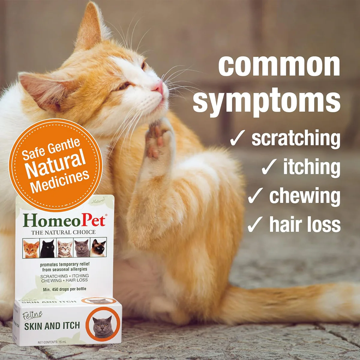 HOMEOPET CAT SKIN & ITCH 
15ML - Image 3