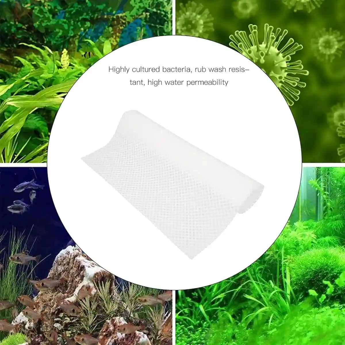 Honeycomb 3D Aquarium Filter Pad High-Permeability Reusable Filter Media - Image 11