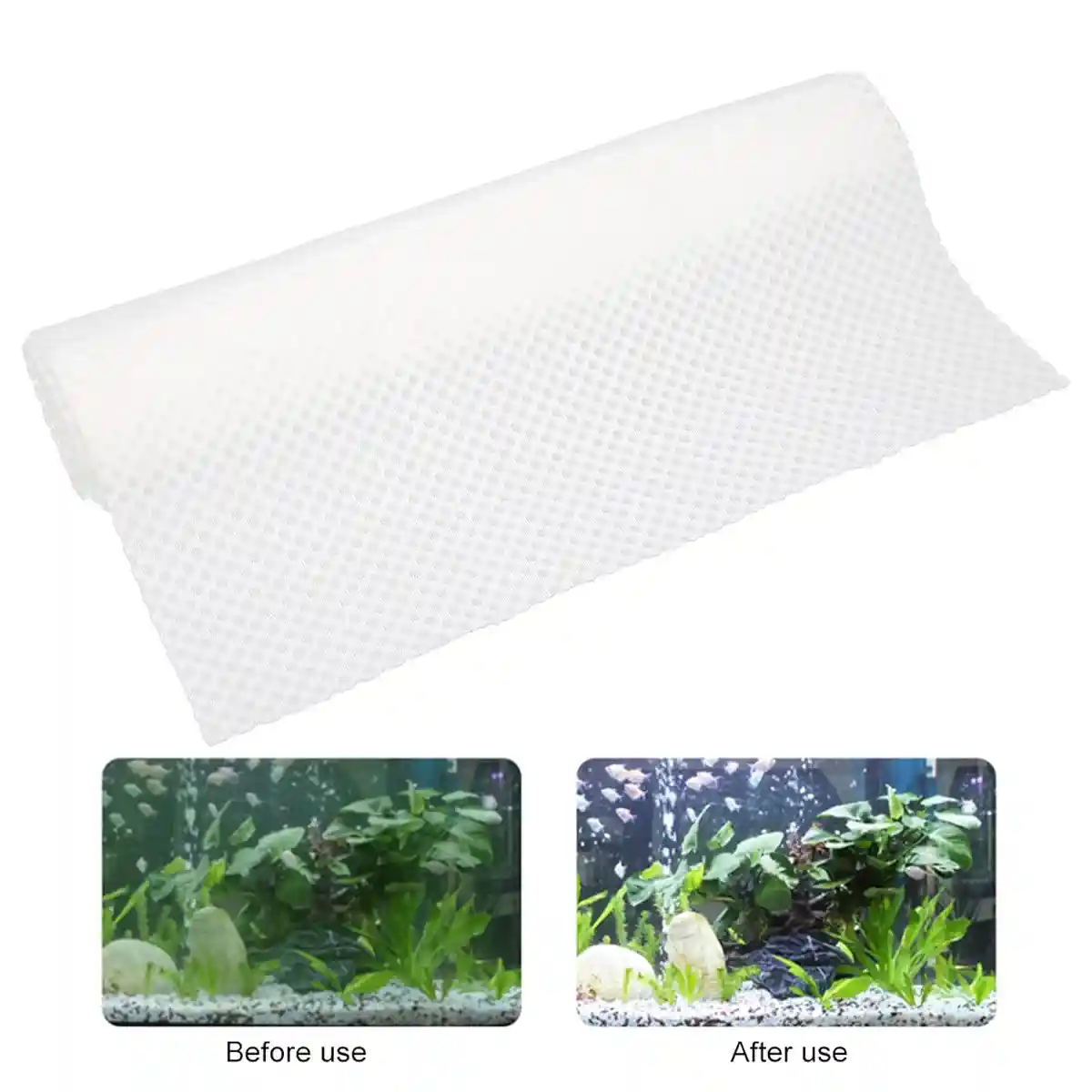 Honeycomb 3D Aquarium Filter Pad High-Permeability Reusable Filter Media - Image 2