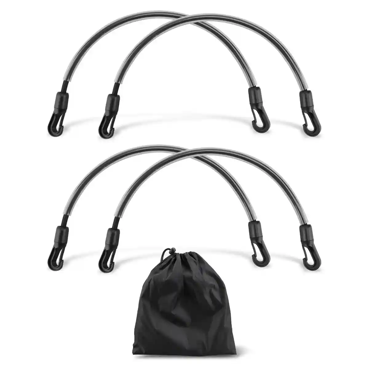 Horse Blanket Straps Elastic Double Clip Set With Storage Bag - Image 2