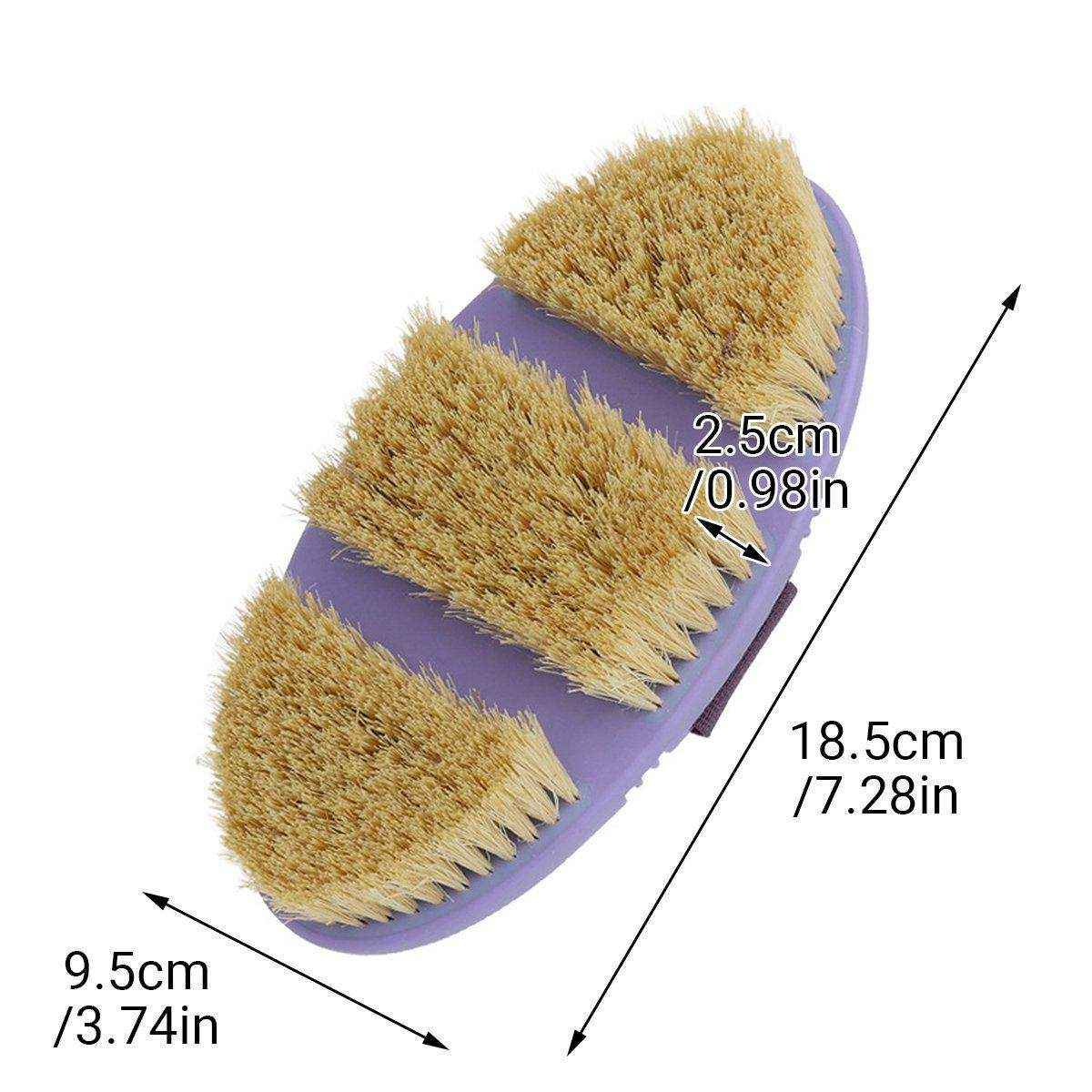 Oval Bendable Horse Grooming Brush for Cleaning Shedding Massage Care Supplies - Image 11