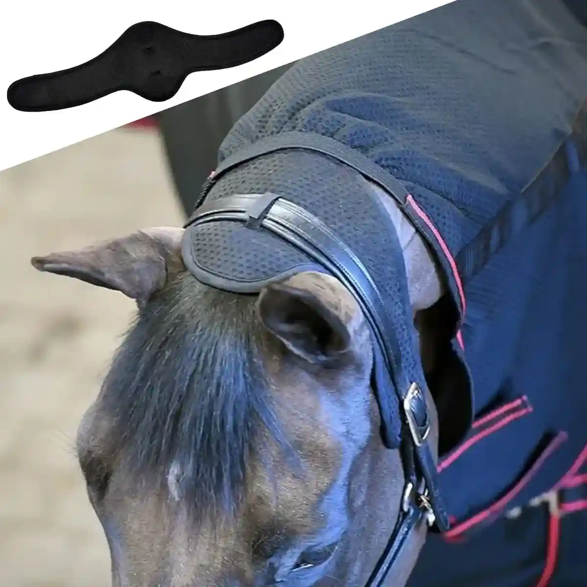 Adjustable Mesh Horse Neck Protection Belt Anti-Chafing Guard for Riding - Image 4