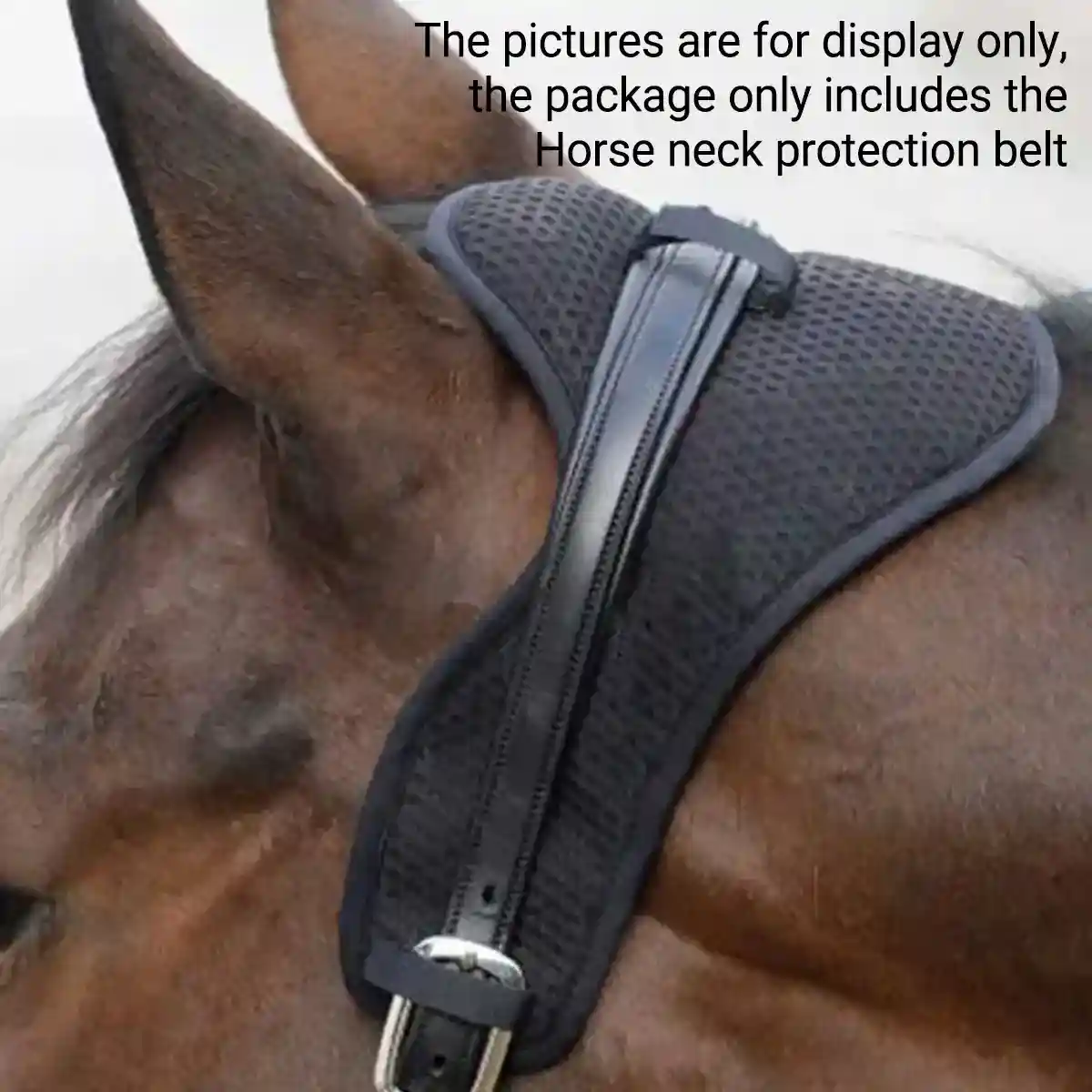 Adjustable Mesh Horse Neck Protection Belt Anti-Chafing Guard for Riding - Image 7