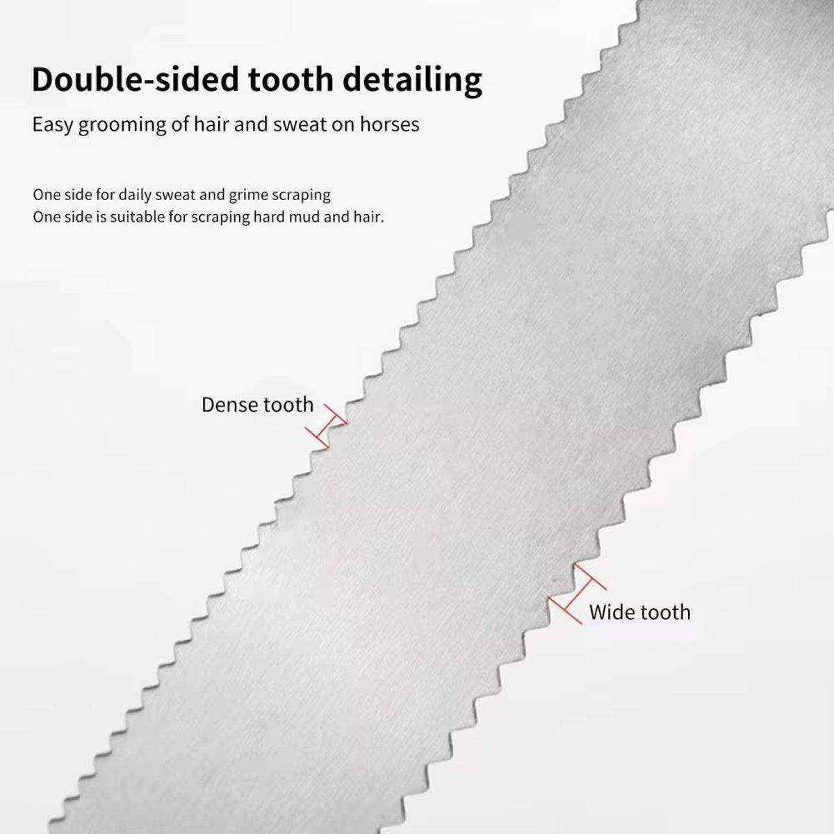 Effective Horse Shedding Blade for Grooming Loose Hair & Dirt Removal - Image 10
