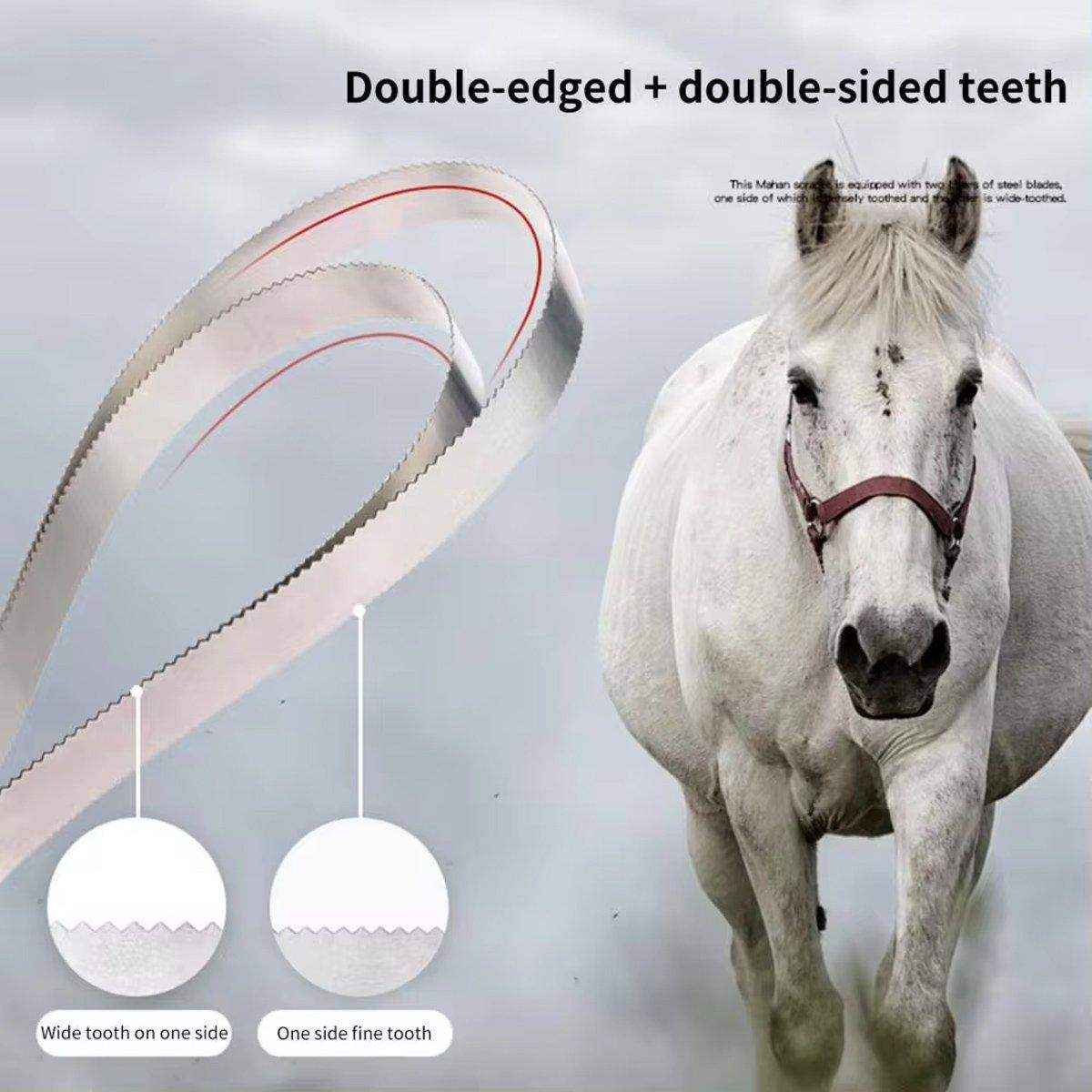 Effective Horse Shedding Blade for Grooming Loose Hair & Dirt Removal - Image 12