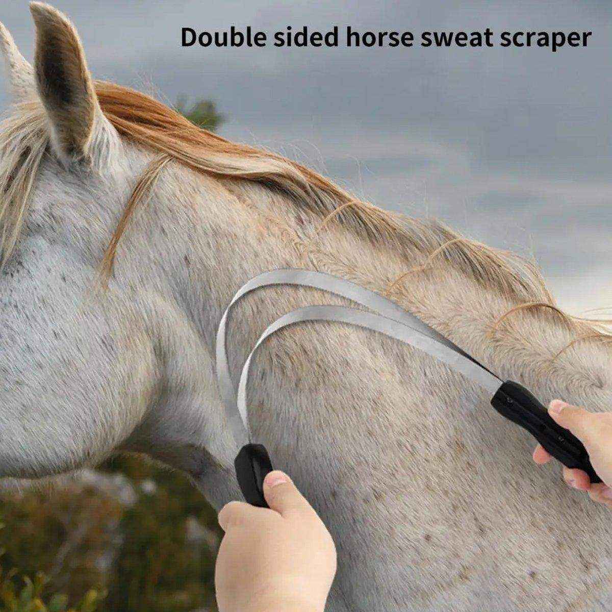 Effective Horse Shedding Blade for Grooming Loose Hair & Dirt Removal - Image 6