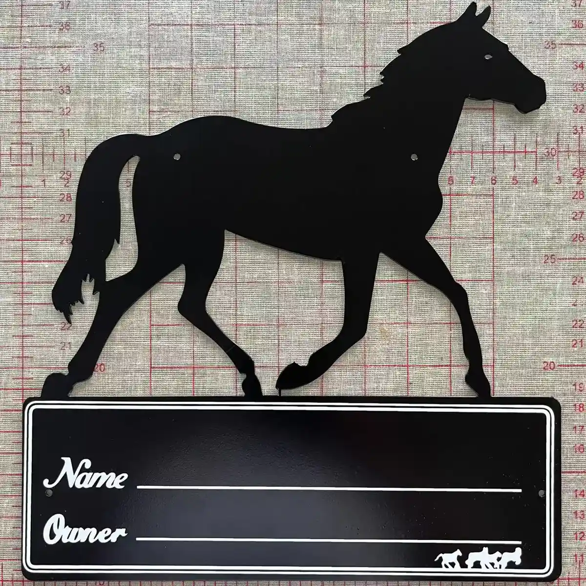 Horse Stall Name Plate Metal Stable Door Sign - Image 9
