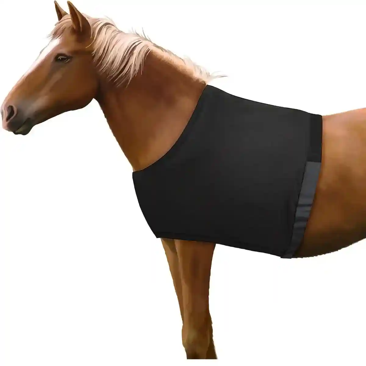 Breathable Horse Vest for Summer Anti-Mosquito Protection with Velcro Closure - Image 3
