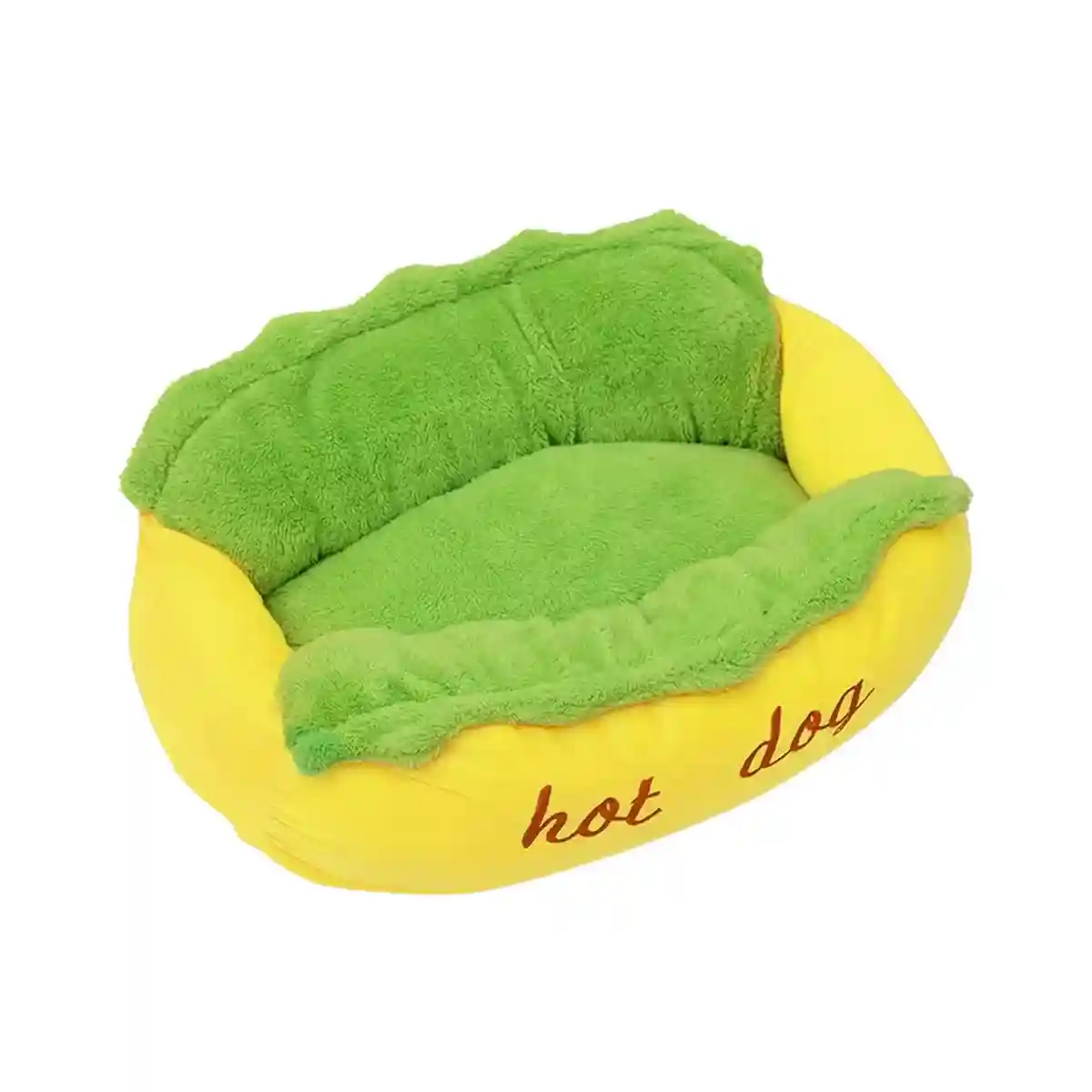 Hot Dog Shape Pet Bed Plush Sofa for Cats & Small Dogs - Image 14