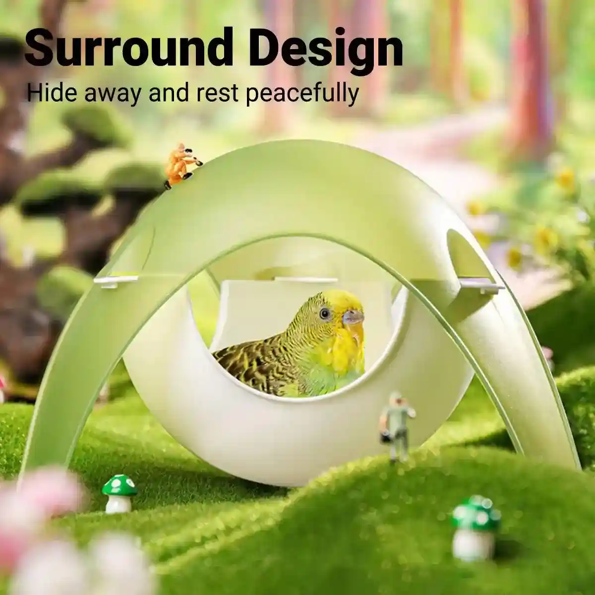 Durable Hummingbird House Space Capsule Bird Shelter for Small Birds - Image 5