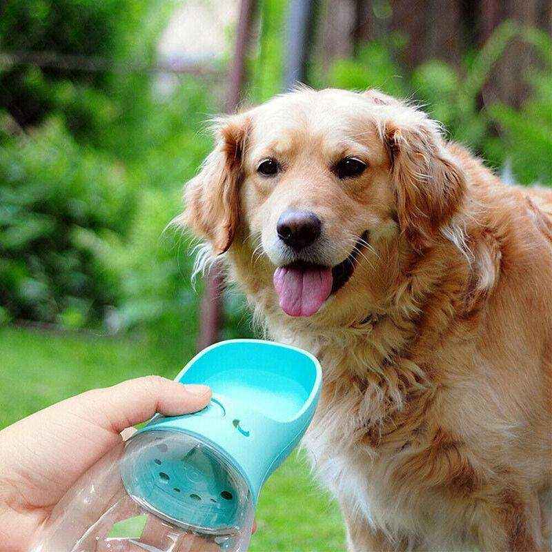Convenient Outdoor Dog Water Bottle for Travel and Hiking 350ml 4 Colours - Image 5