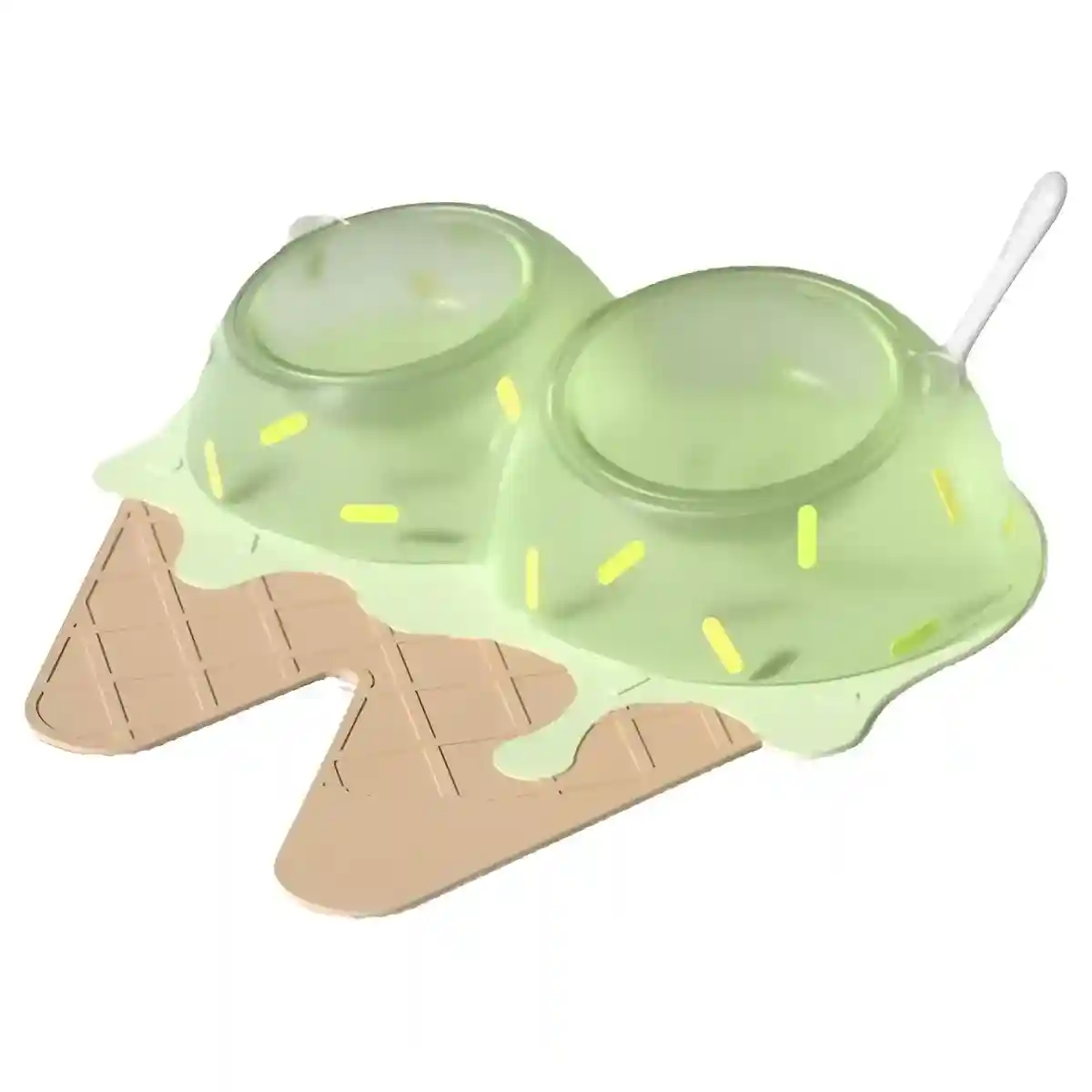 Ice Cream Shaped Tilted Pet Bowl Set for Cats and Small Dogs - Image 14