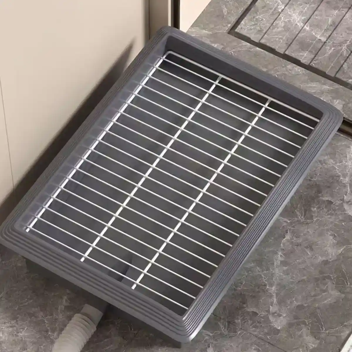 Indoor Flushing Dog Toilet Potty Training Tray Detachable for Small Medium Dogs - Image 12