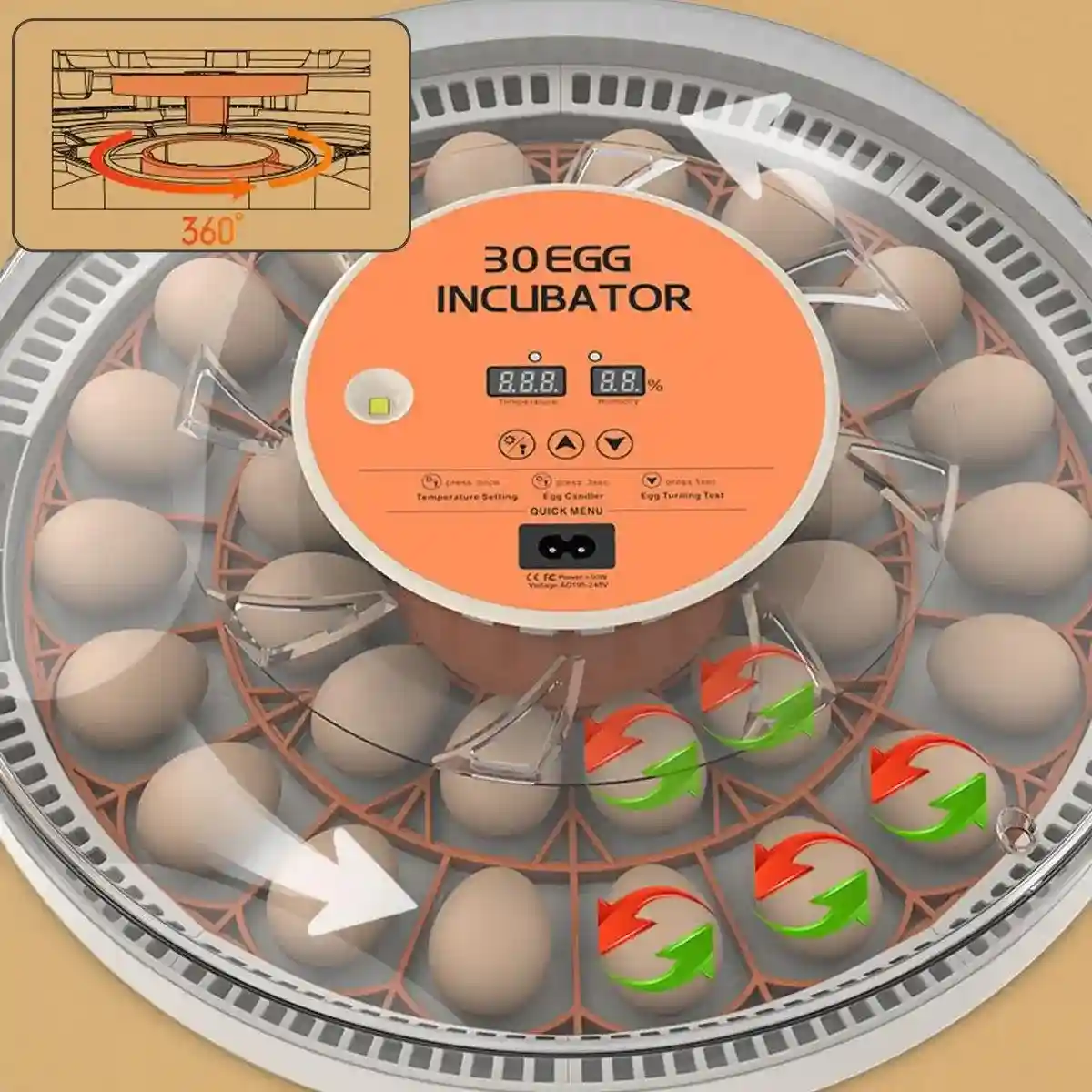 Intelligent New Incubator 30 Automatic Egg Incubator - Image 9