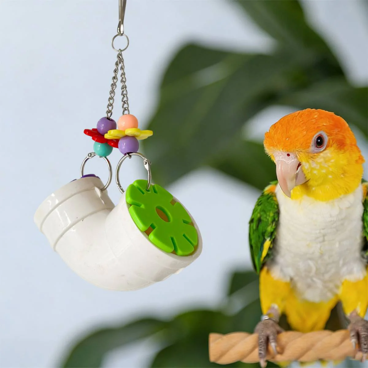 Interactive Bird Toy Hanging Food Dispenser - Image 11