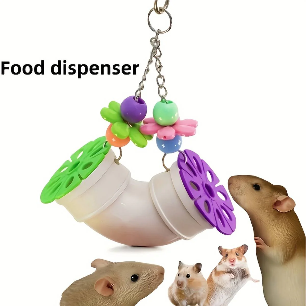 Interactive Bird Toy Hanging Food Dispenser - Image 4