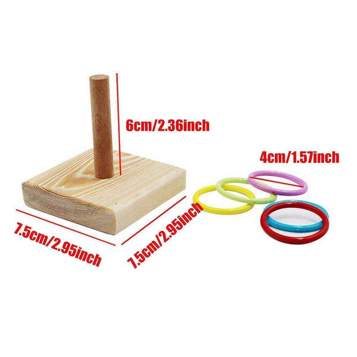 Parrot Chew Toys Interactive Bird Training Rings Set Pet Bird Intelligence Toys - Image 3