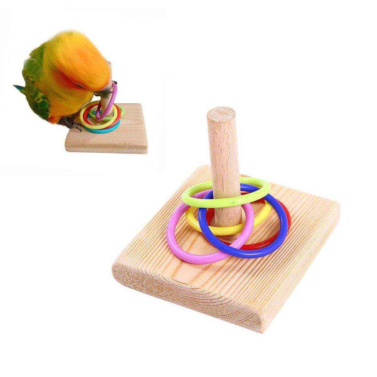 Parrot Chew Toys Interactive Bird Training Rings Set Pet Bird Intelligence Toys - Image 9