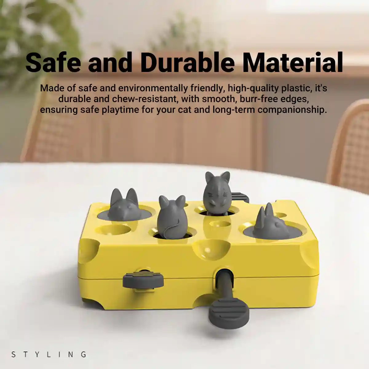 Interactive Cat Puzzle Toy with Treat Dispenser - Image 10