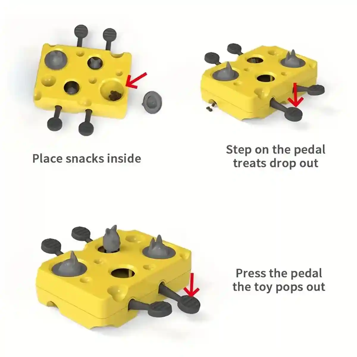 Interactive Cat Puzzle Toy with Treat Dispenser - Image 4