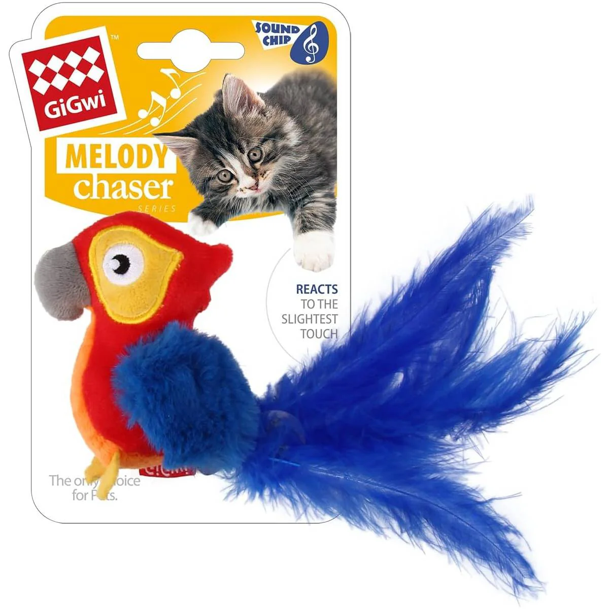 Interactive Cat Toy Motion Activated Parrot Sound Toy - Image 5
