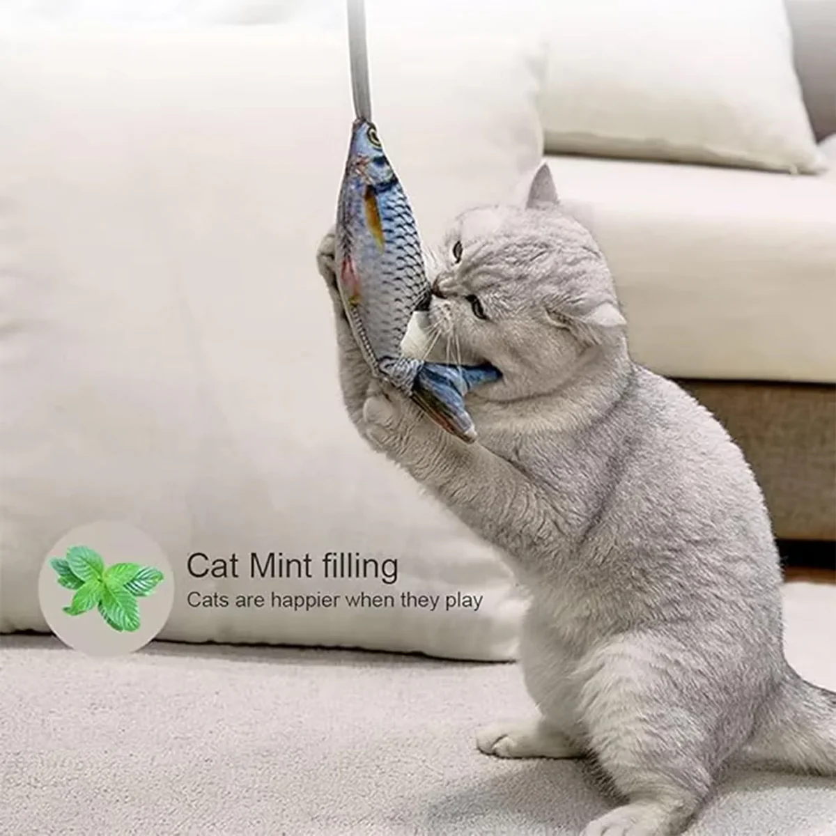 Interactive Cat Toy Wand With Catnip - Image 4