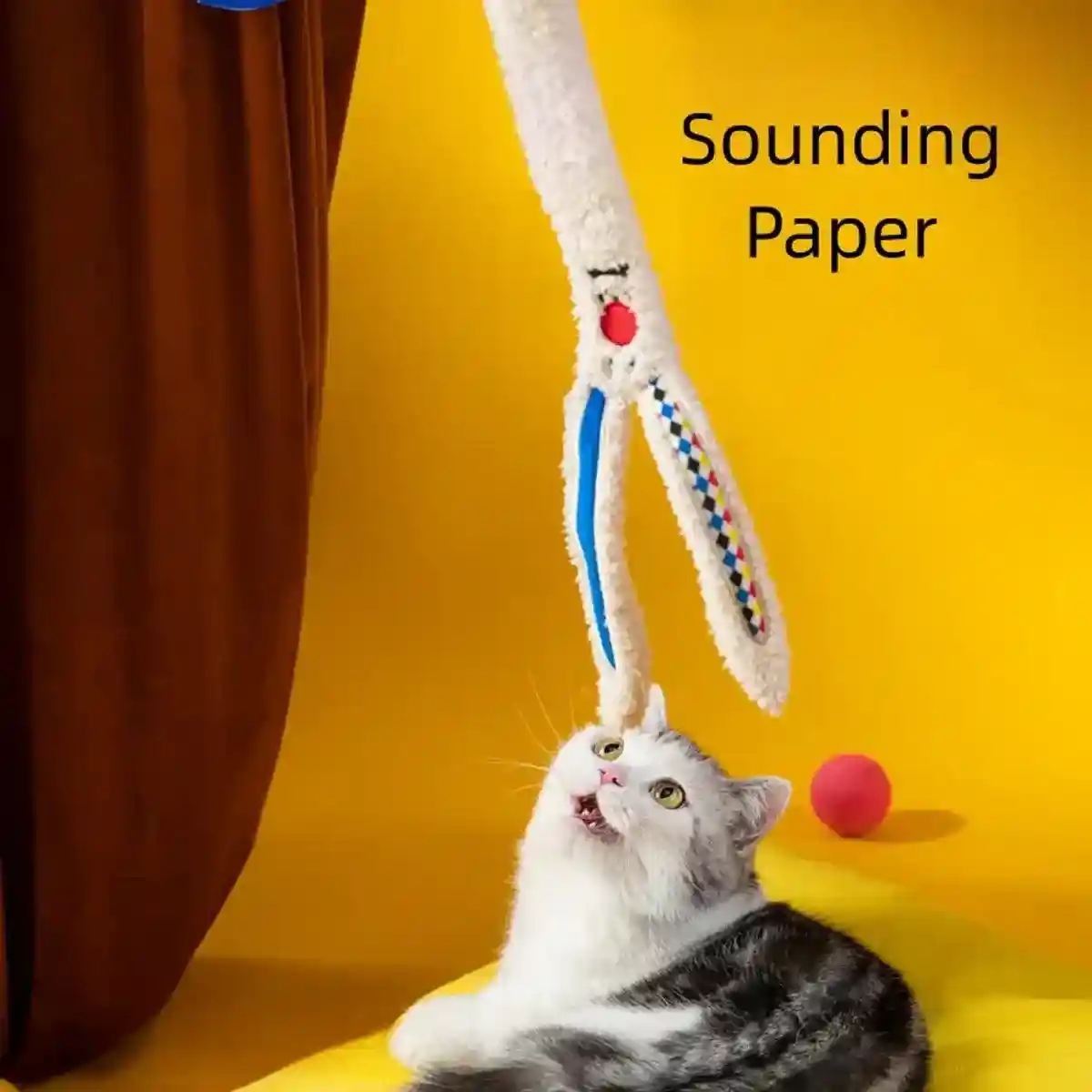 Interactive Cat Wand Toy Feather & Bell Teaser Stick for Playtime - Image 6