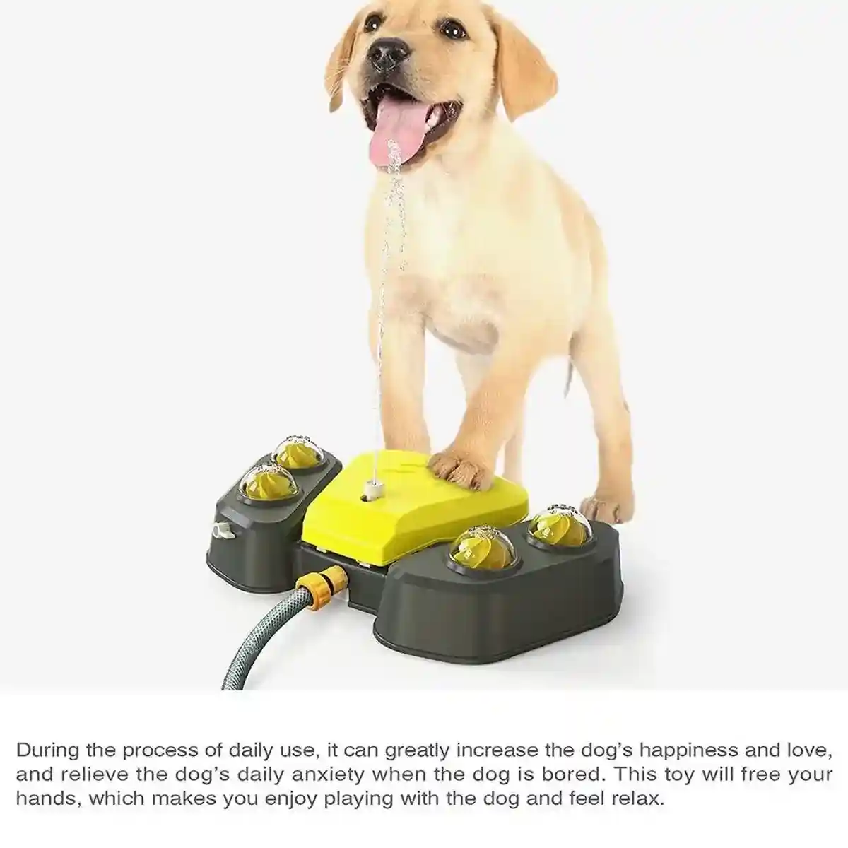 Interactive Dog Water Spray Toy Outdoor Pet Fountain & Sprinkler System - Image 9