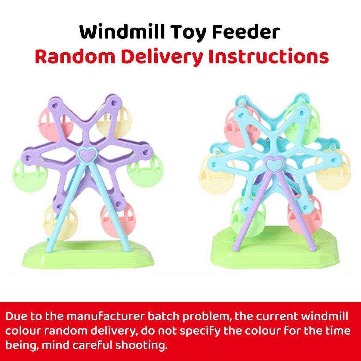 Interactive Ferris Wheel Snack Box Bird Toy Bird Feeder - Image 12
