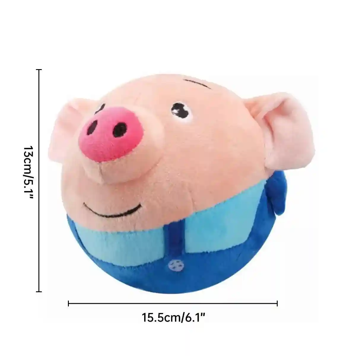 Interactive Jumping Pig Toy for Pets Dogs Cats Fun Animal Bouncing Play Toy - Image 4