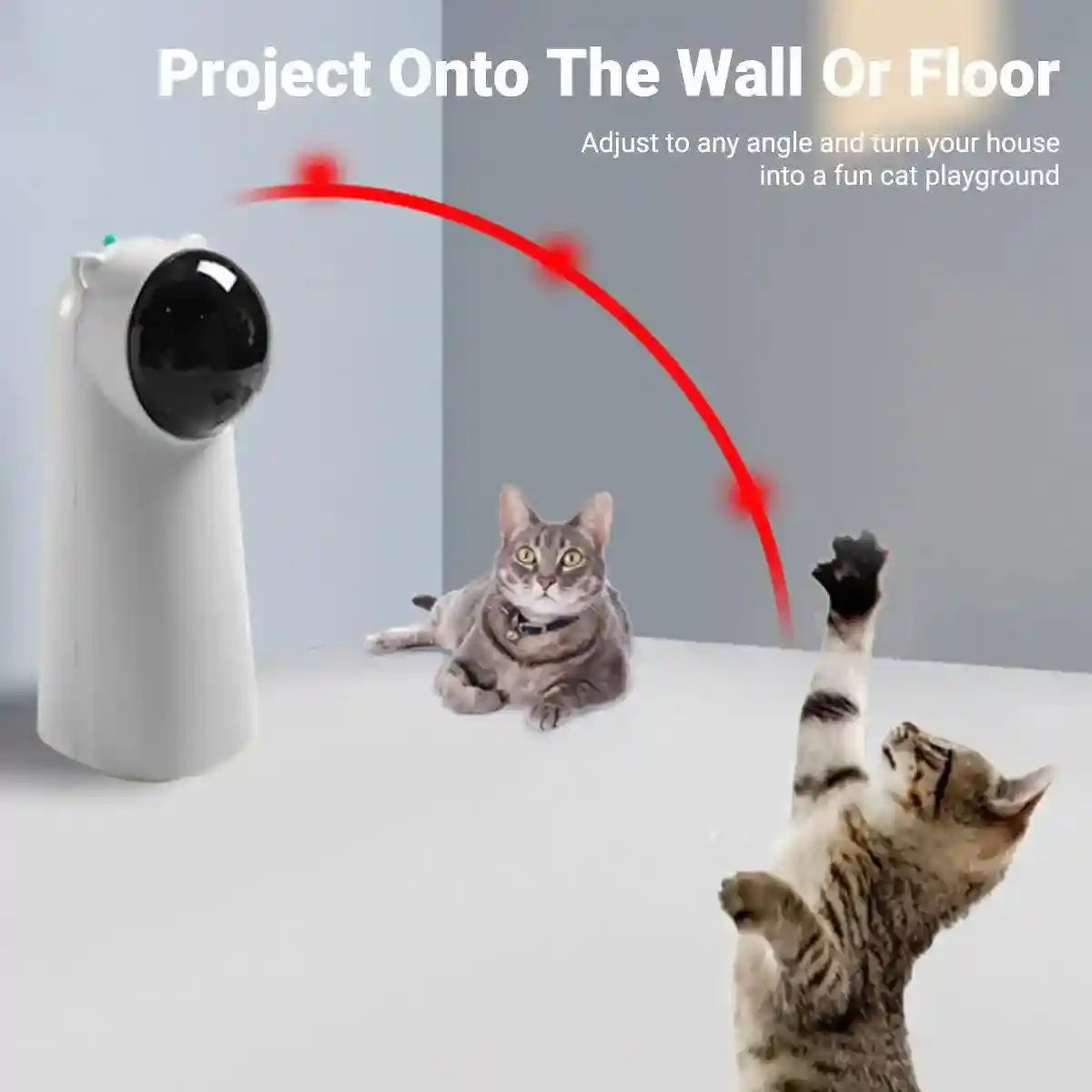 Interactive Laser Cat Toy Smart Automatic Cat Laser with Multiple Modes - Image 9