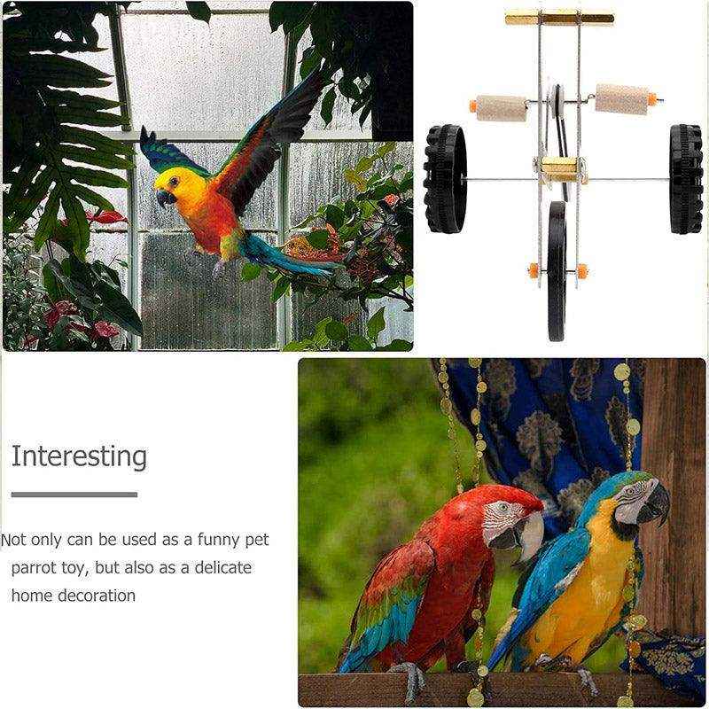 Interactive Bicycle Training Game Fun & Smart Parrot Toy for Active Birds - Image 11