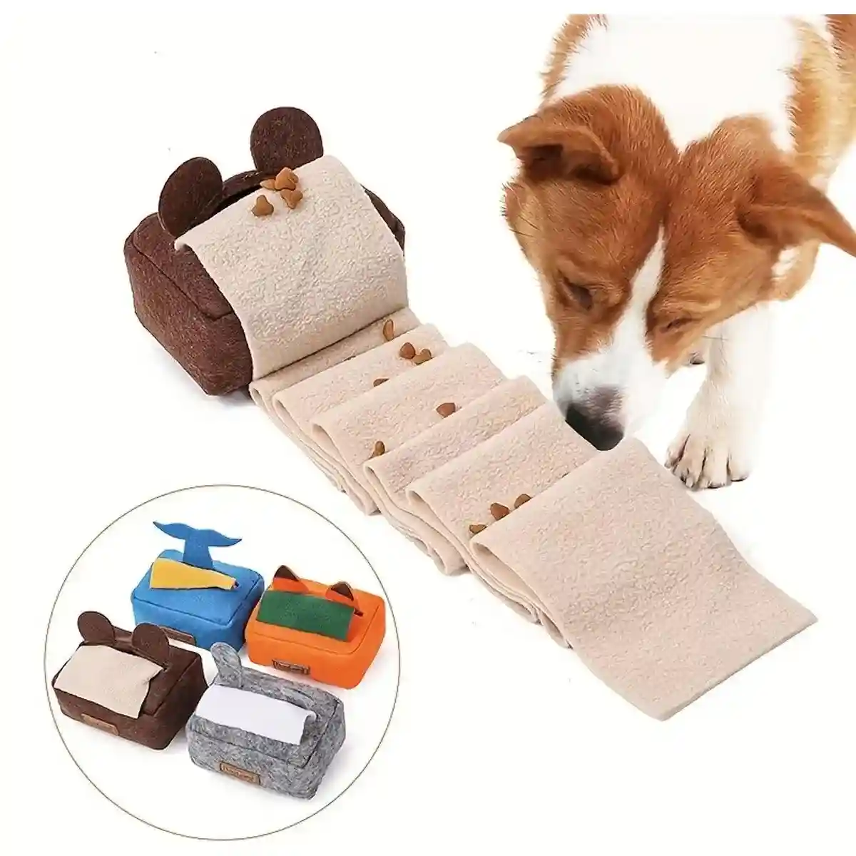 Reward-Based Snuffle Toys for Dogs Slow Feeding Nose Work Mat - Image 7