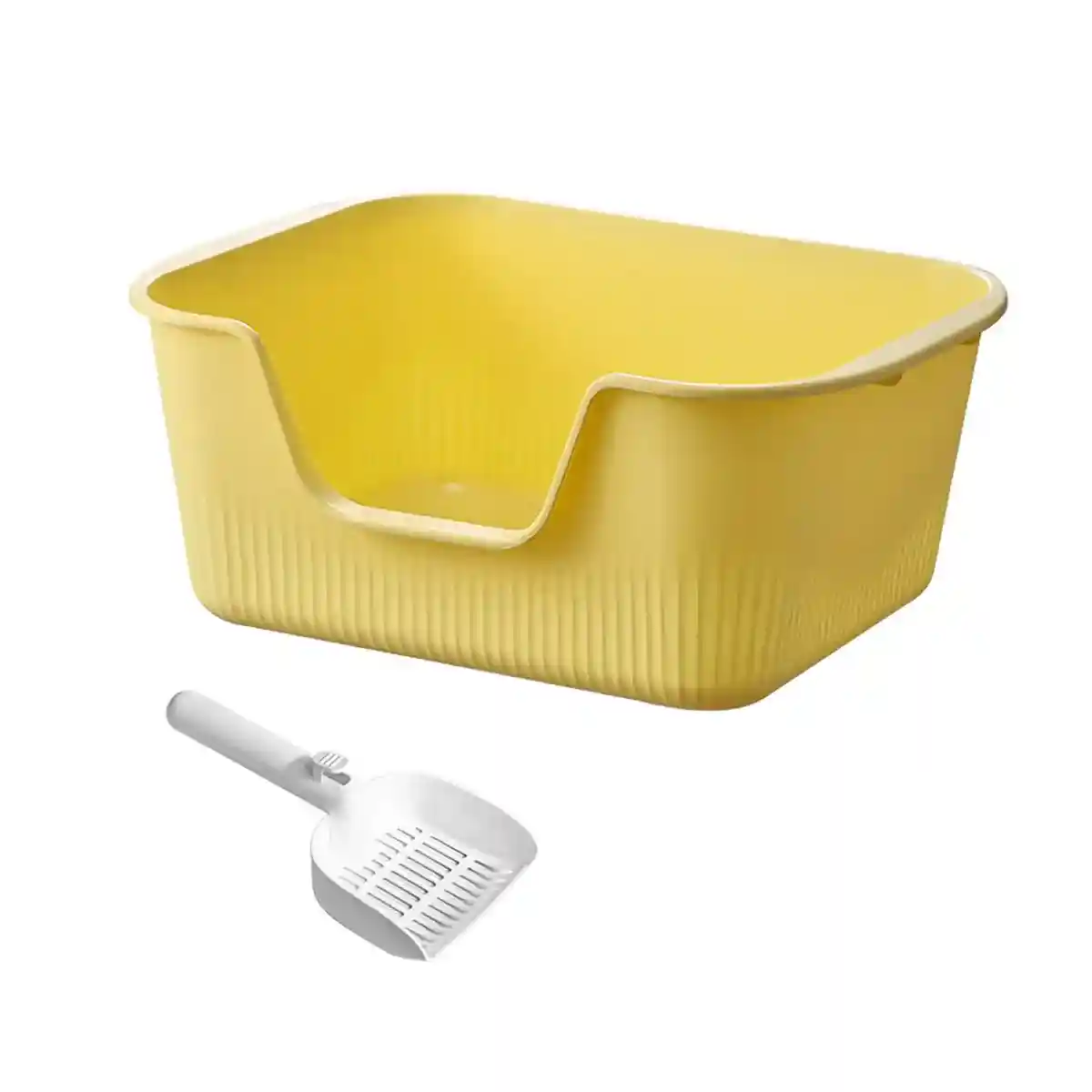 Semi-Enclosed Large Cat Litter Box for Multiple Cats Up to 15kg - Image 2