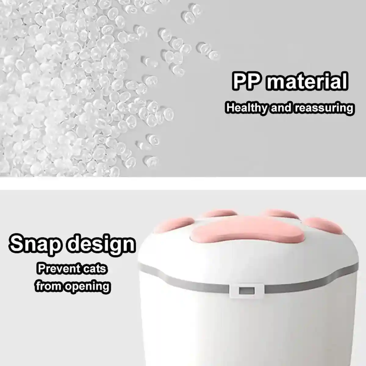 Large Pet Food Storage Bucket Airtight Design with 3kg Capacity - Image 8