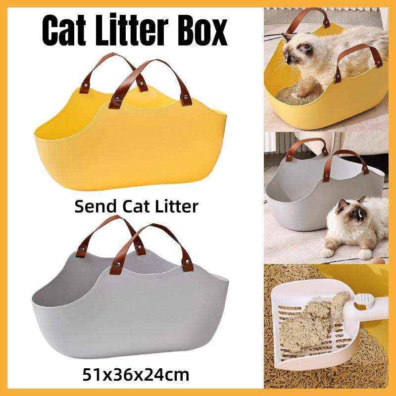 High-Sided Travel Solution with Portable Litter Box for Cats - Image 12