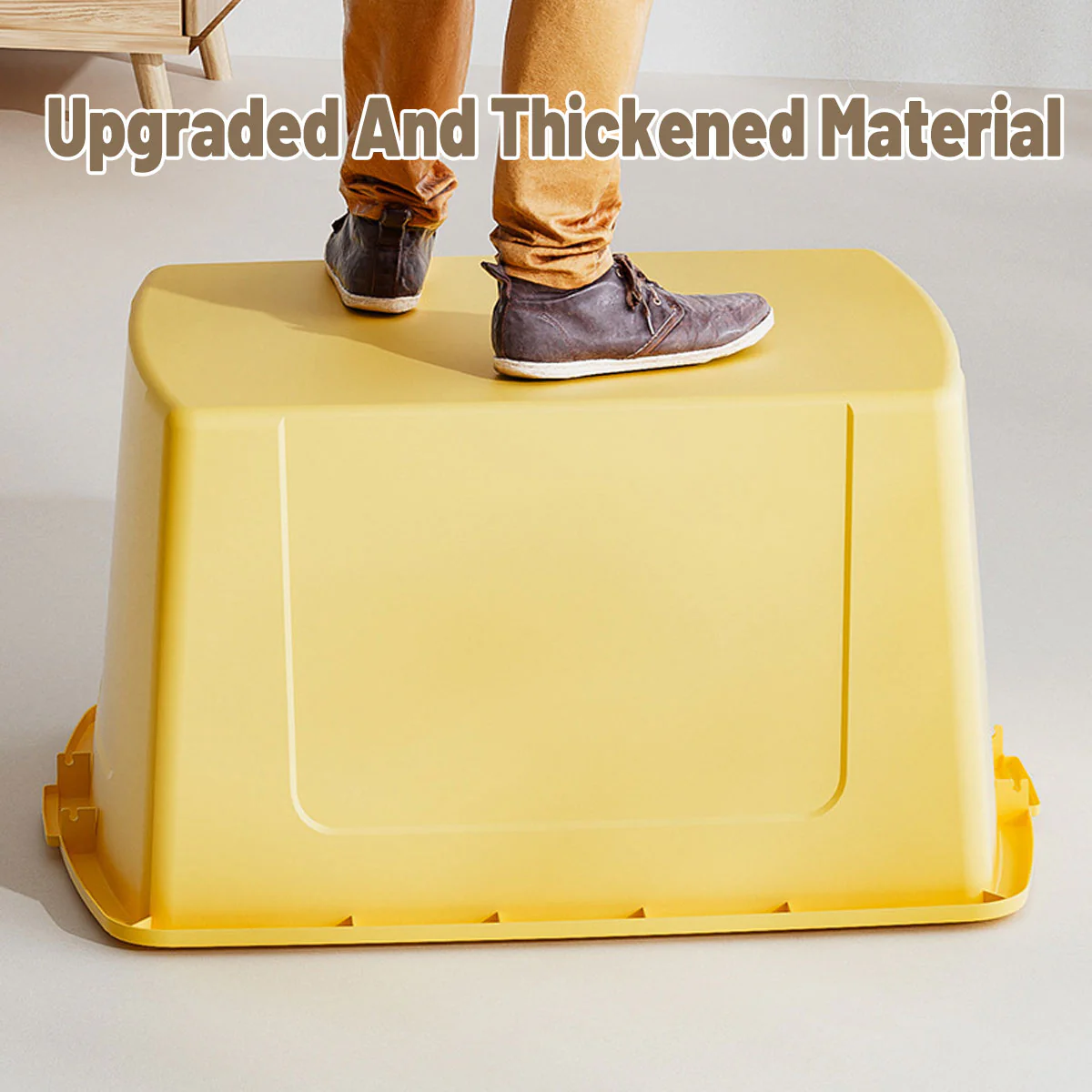 Large Semi-Enclosed Cat Litter Box With Door - Image 10