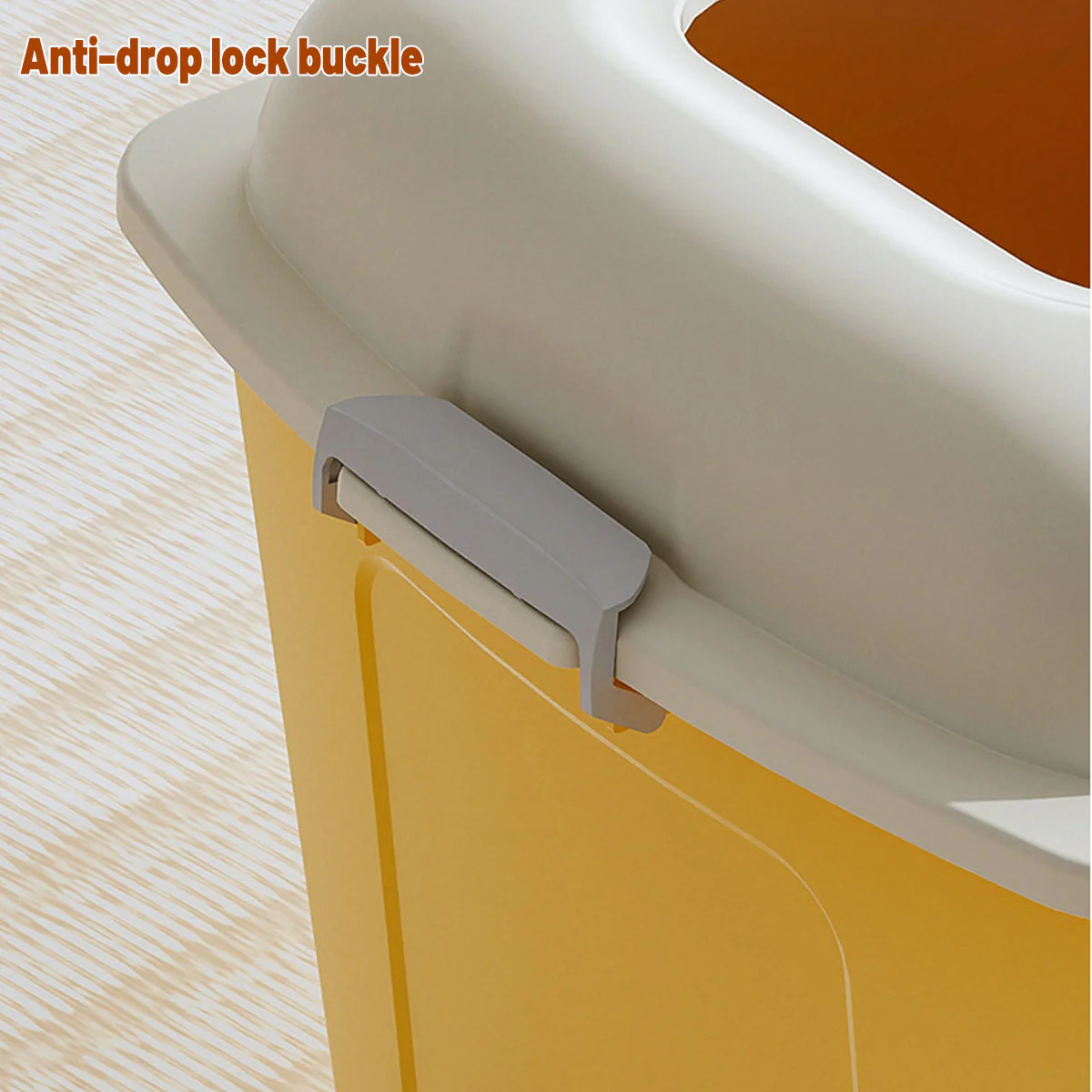 Large Semi-Enclosed Cat Litter Box With Door - Image 8