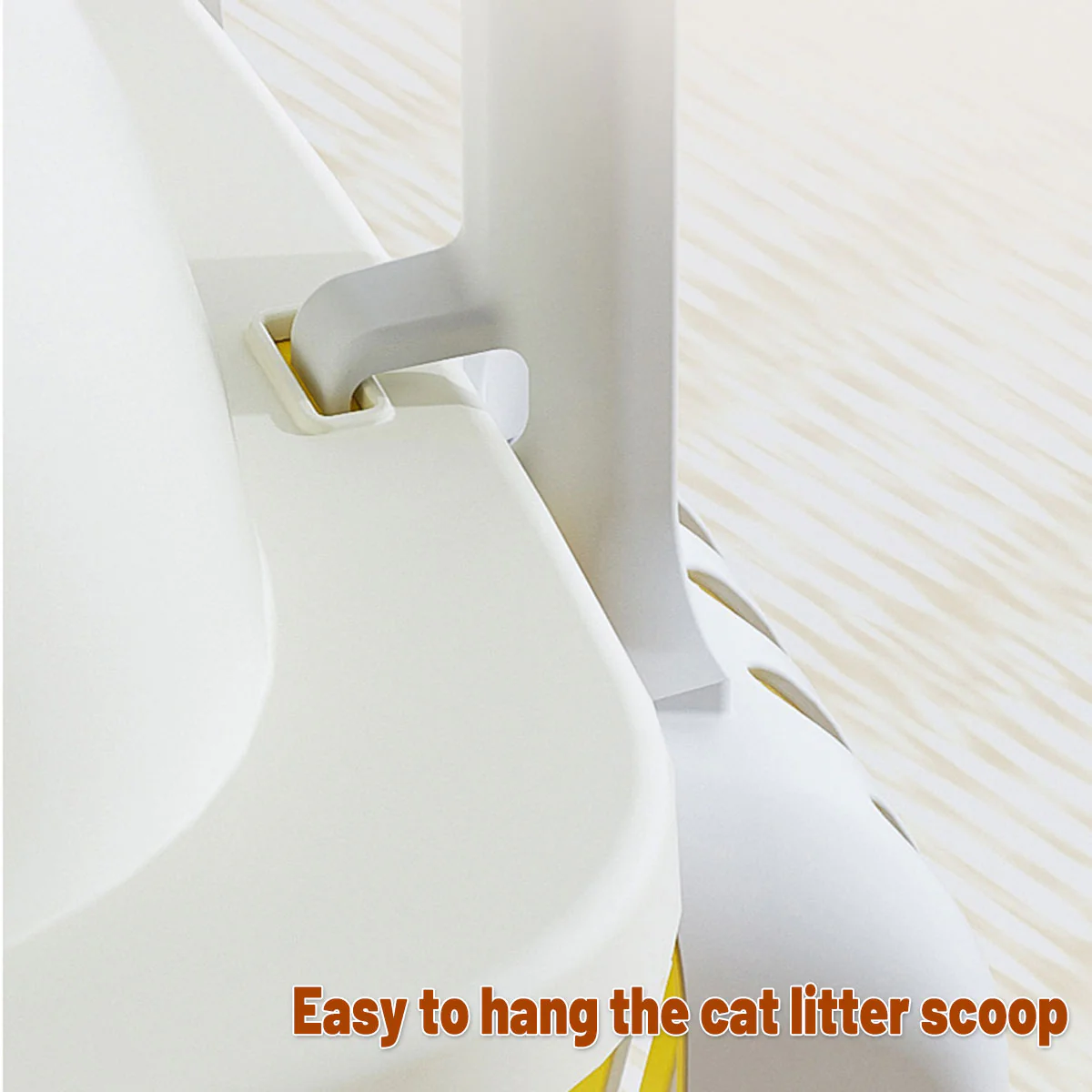 Large Semi-Enclosed Cat Litter Box With Door - Image 9