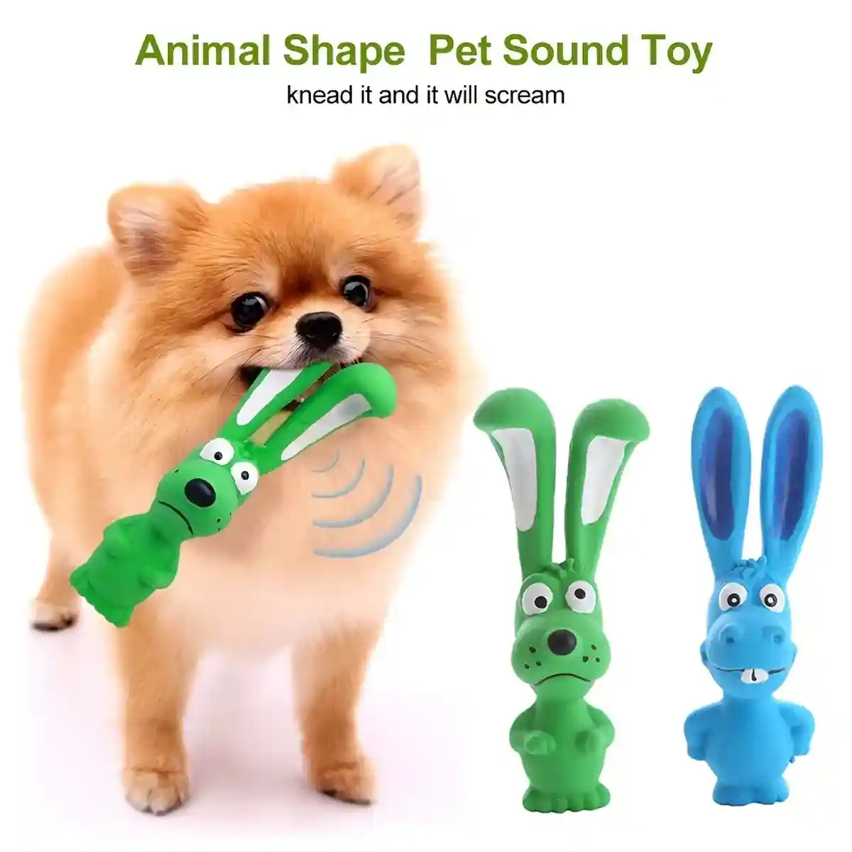 Latex Squeaky Dog Toy Animal Shape Pet Sound Chew Toy - Image 3