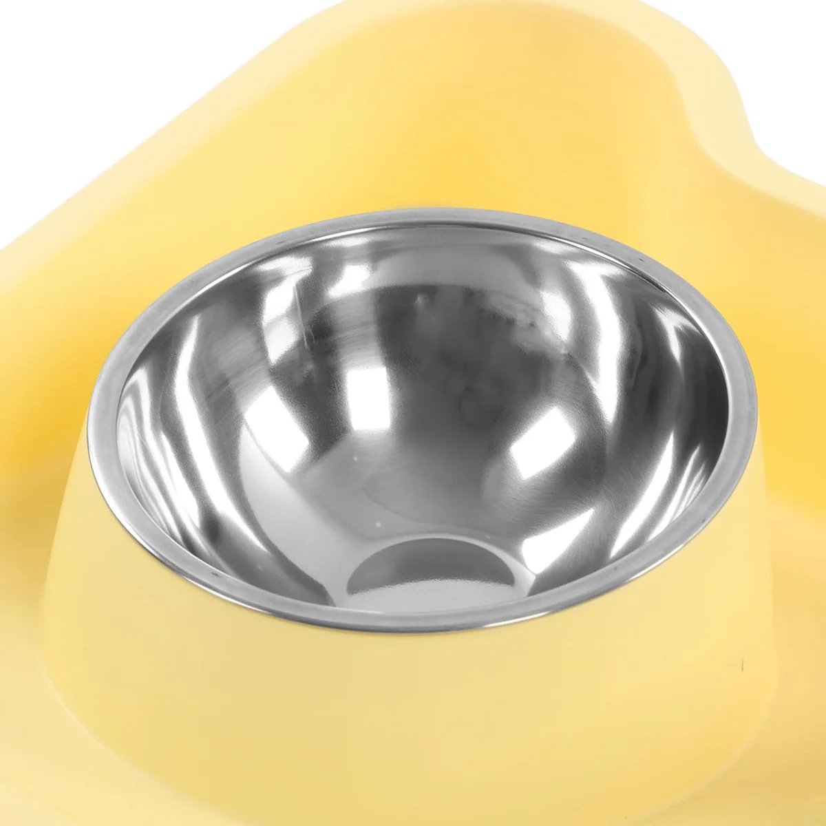 Leak-Proof Pet Food Bowl With Double Stainless Steel Bowls - Image 10