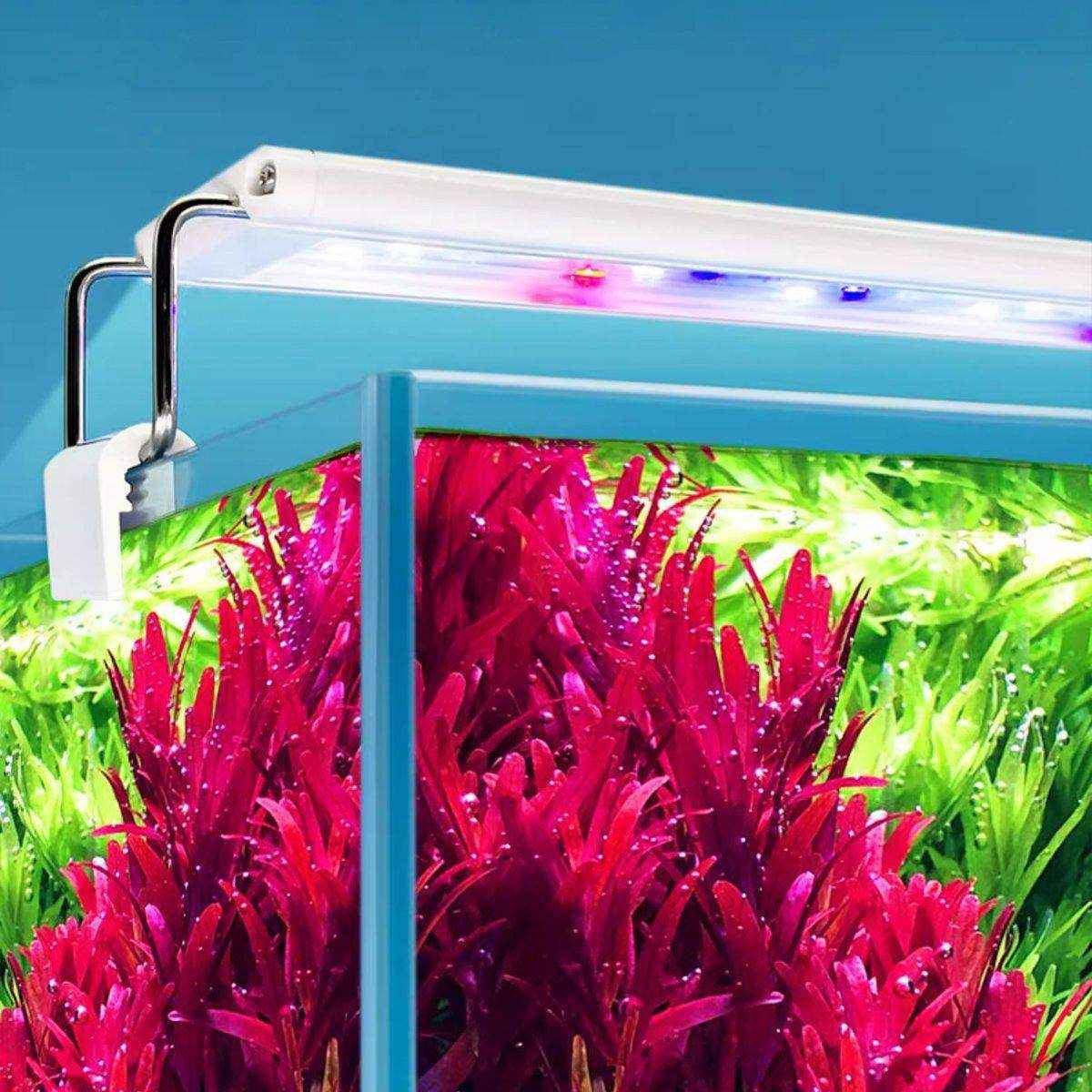 LED Colour Changing Aquarium Light Fish Tank Floor Water Grass Bracket Lamp Clip - Image 6