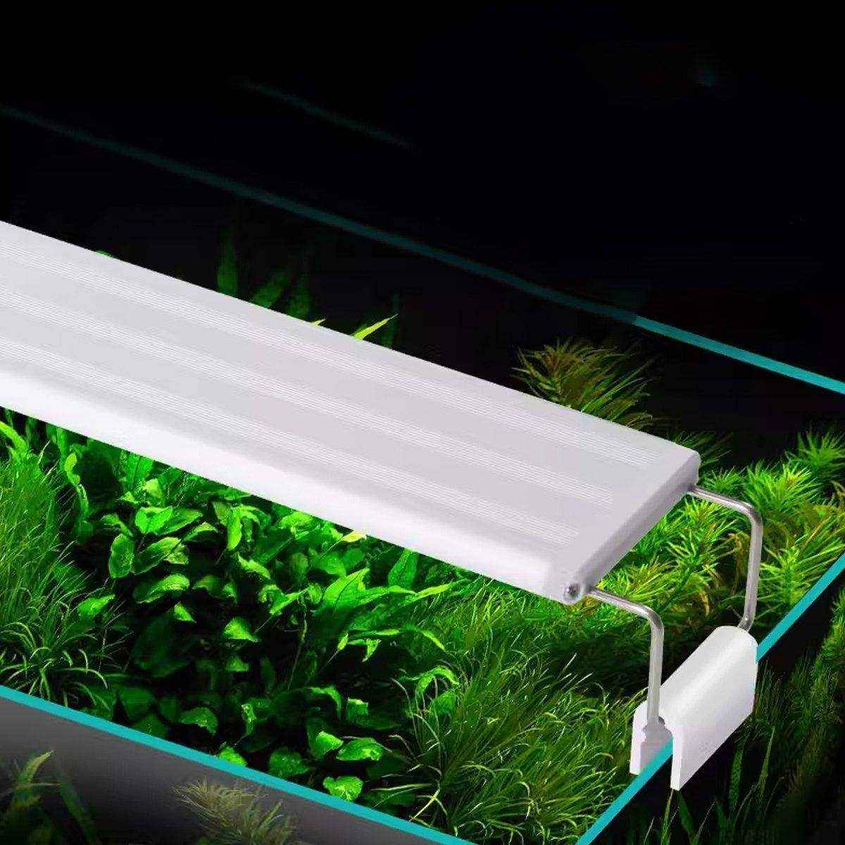 LED Colour Changing Aquarium Light Fish Tank Floor Water Grass Bracket Lamp Clip - Image 8