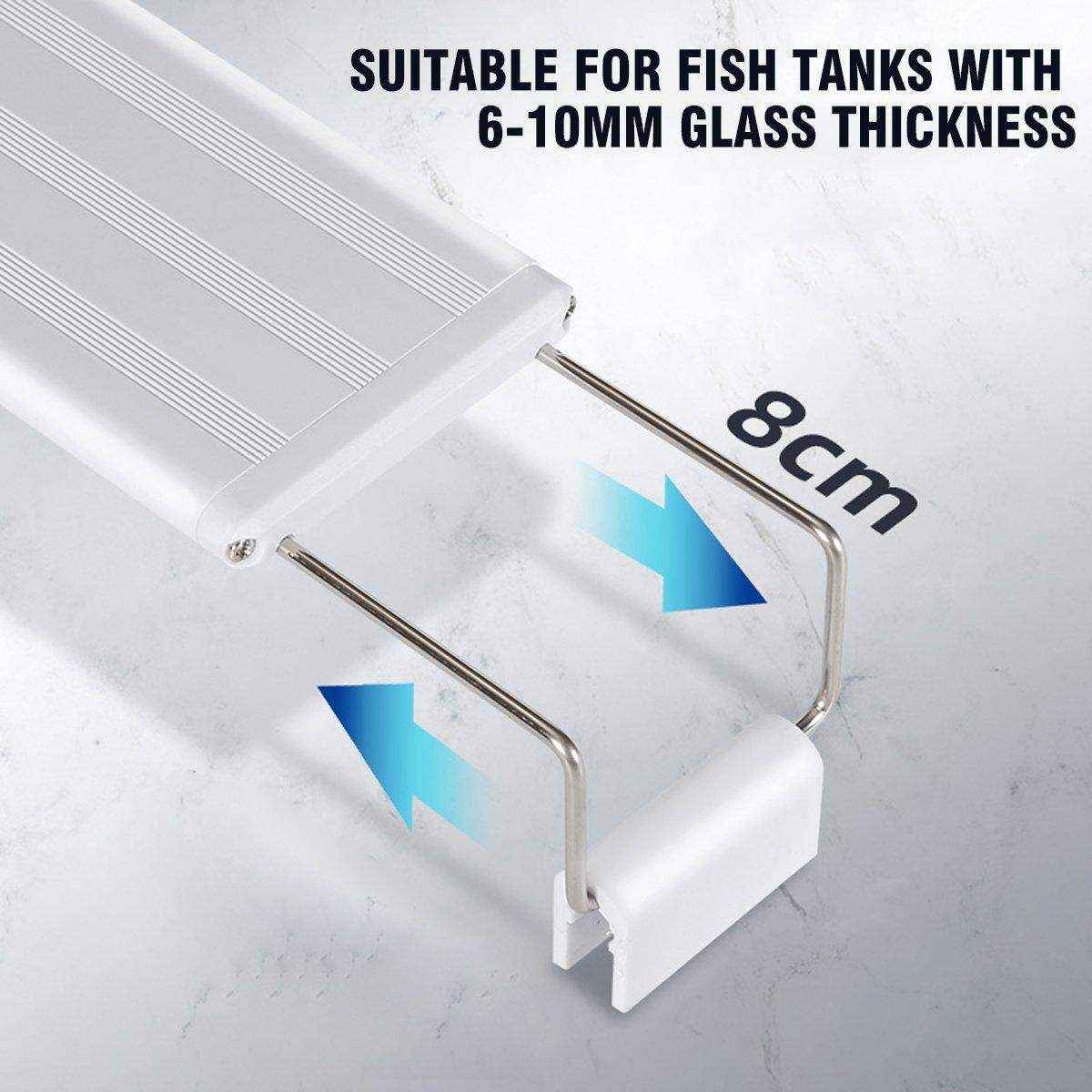 LED Colour Changing Aquarium Light Fish Tank Floor Water Grass Bracket Lamp Clip - Image 9